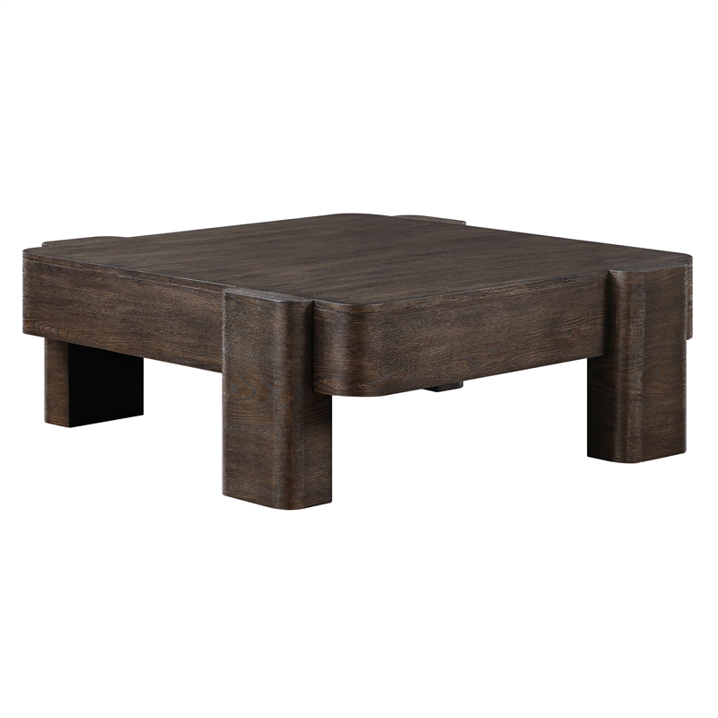 Steve Silver Salina Espresso Square 3PC Coffee & End Table Set in Brown