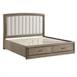 Steve Silver Sonoma 3 pc King Bedroom Set (2 nighstands+bed) in Gray