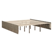 Steve Silver Sonoma 4-Piece King Bedroom Set in Gray