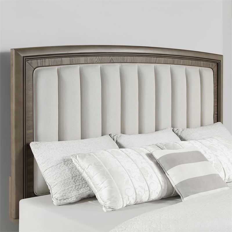 Steve Silver Sonoma 4-Piece King Bedroom Set in Gray