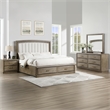 Steve Silver Sonoma 4-Piece King Bedroom Set in Gray
