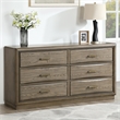 Steve Silver Sonoma 5-PieceKing Bedroom Set in Gray