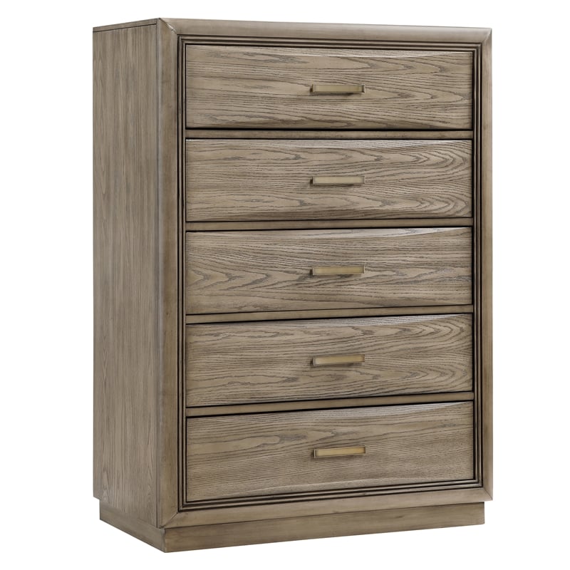 Steve Silver Sonoma 5-PieceKing Bedroom Set in Gray