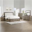 Steve Silver Sonoma 5-PieceKing Bedroom Set in Gray