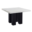 Steve Silver Camila Square 5PC Counter Dining Set with Black Chairs