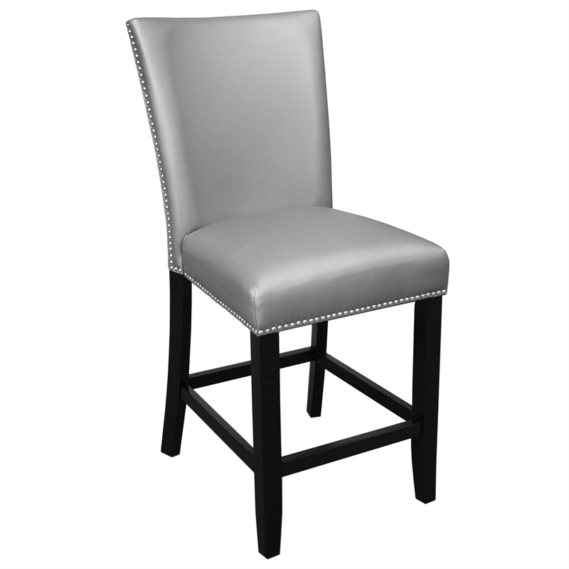 Steve Silver Camila Square 7PC Counter Dining Set with Blue Chairs