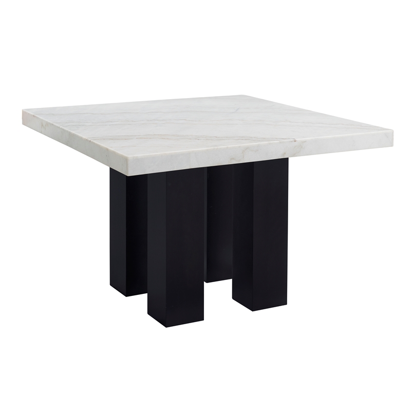 Steve Silver Camila Square 7PC Counter Dining Set with Black Chairs