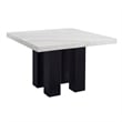 Steve Silver Camila Square 7PC Counter Dining Set with Black Chairs