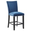 Steve Silver Camila Square 9PC Counter Dining Set with Blue Chairs