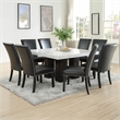 Steve Silver Camila Square 5PC Dining Set with Blue Chairs