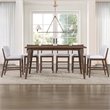 Steve Silver Canton 7PC Counter Dining Set in Brown