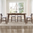 Steve Silver Canton Counter 5PC Dining Set in Brown