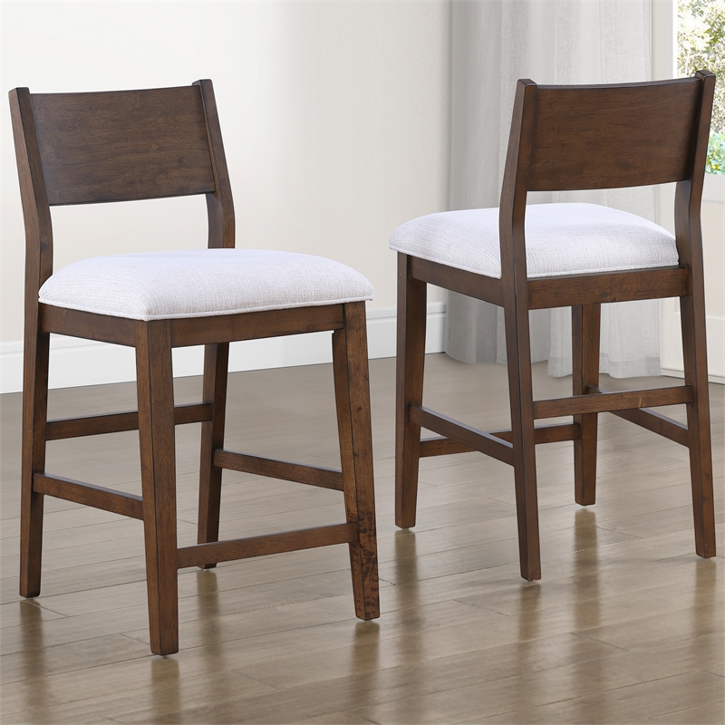Steve Silver Canton Counter 5PC Dining Set in Brown