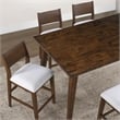 Steve Silver Canton Counter 5PC Dining Set in Brown