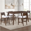 Steve Silver Canton Counter 5PC Dining Set in Brown