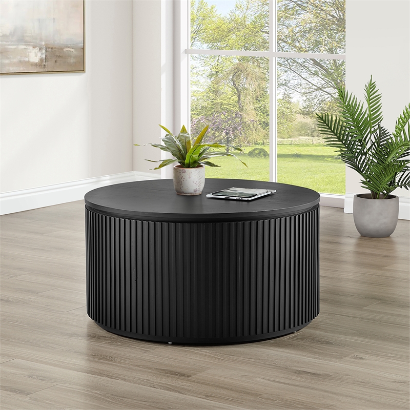 Steve Silver Colvin 3-Piece Coffee & End Table Set in Black Finish