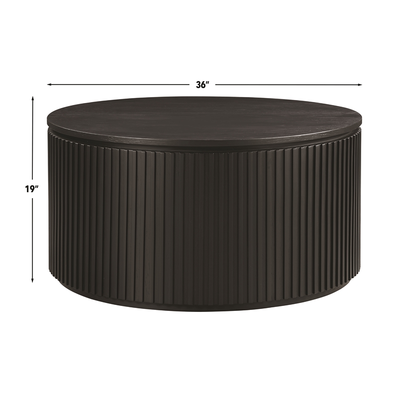 Steve Silver Colvin 3-Piece Coffee & End Table Set in Black Finish