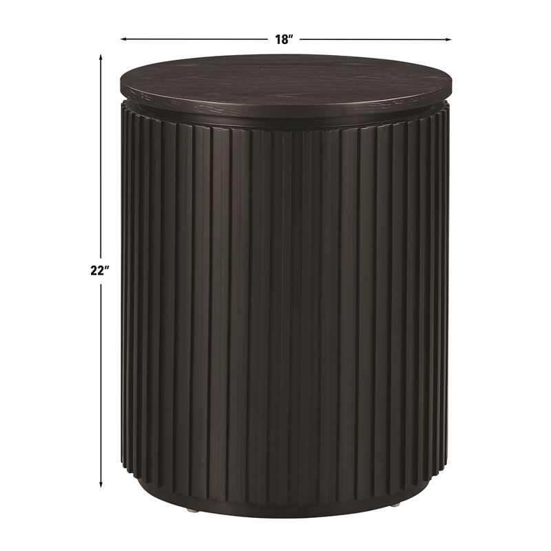 Steve Silver Colvin 3-Piece Coffee & End Table Set in Black Finish