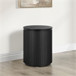 Steve Silver Colvin Round End Tablein Black Finish