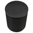 Steve Silver Colvin Round End Tablein Black Finish