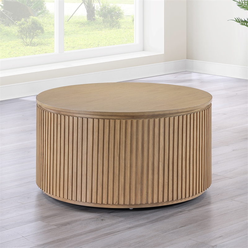Steve Silver Colvin 3-Piece Coffee & End Table Set in Toffee Finish