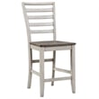 Steve Silver Abacus 5pc Counter Dining Set in Gray