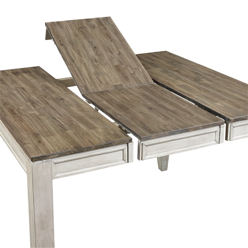 Steve Silver Abacus 5pc Counter Dining Set in Gray
