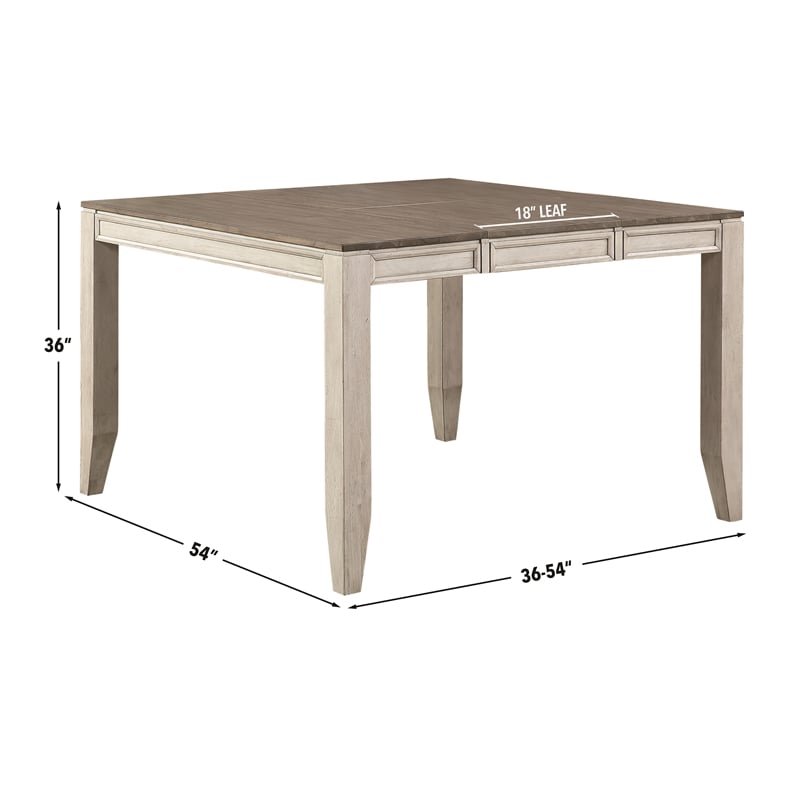 Steve Silver Abacus 5pc Counter Dining Set in Gray