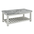 Steve Silver Canova 3PC Coffee End Table Set in White