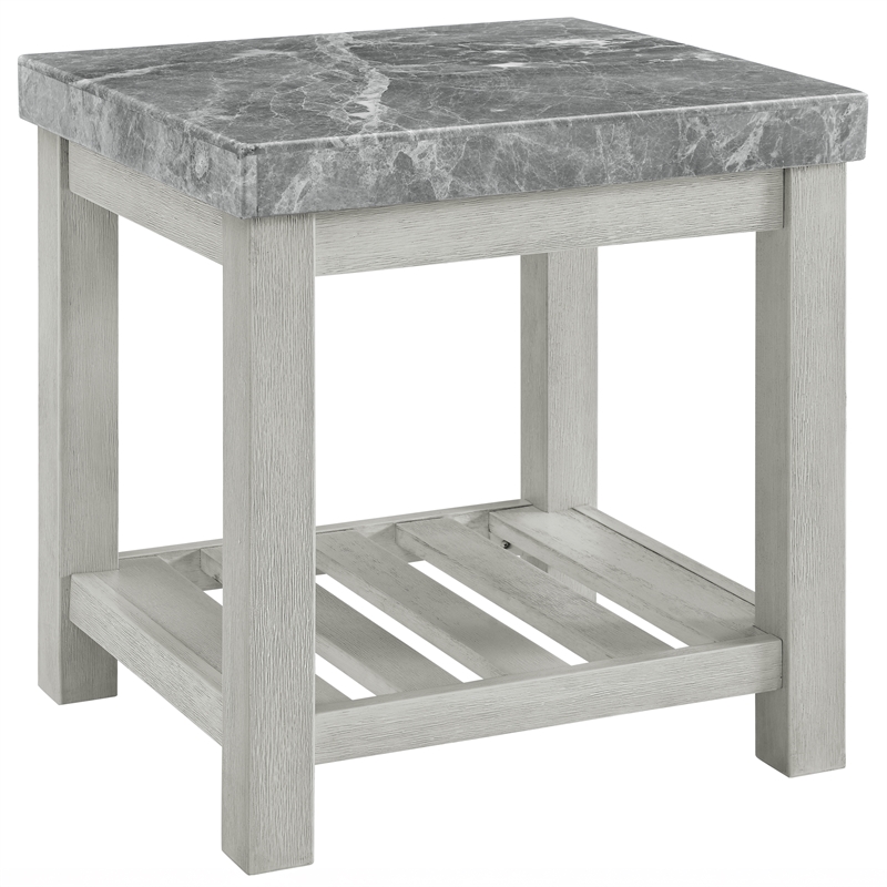 Steve Silver Canova 3PC Coffee End Table Set in White