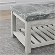 Steve Silver Canova 3PC Coffee End Table Set in White