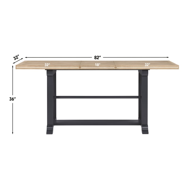Steve Silver Darcy Blue Counter Table