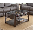 Steve Silver Diletta 3pc Coffee Table Set in Brown