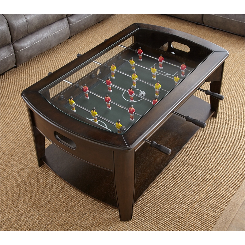 Steve Silver Diletta 3pc Coffee Table Set in Brown