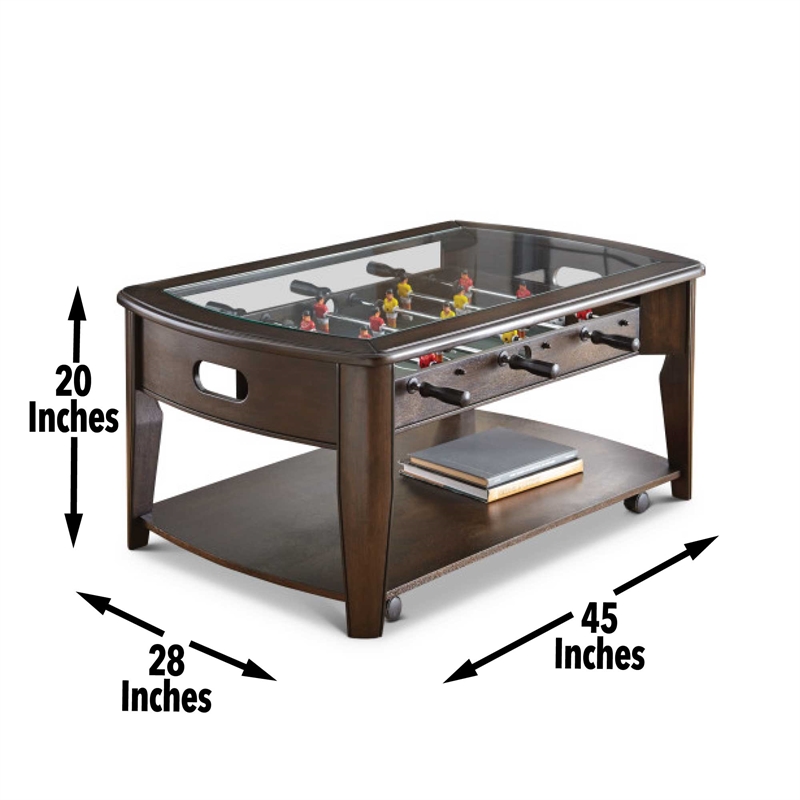 Steve Silver Diletta 3pc Coffee Table Set in Brown
