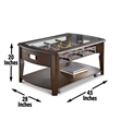 Steve Silver Diletta 3pc Coffee Table Set in Brown