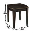Steve Silver Diletta 3pc Coffee Table Set in Brown