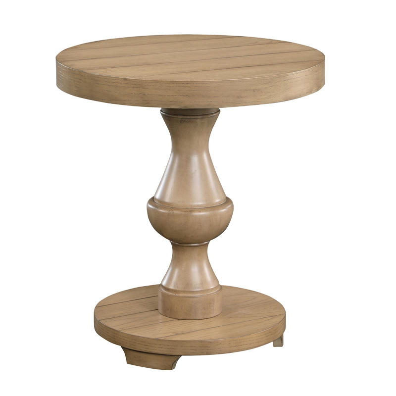 Steve Silver Dory 3-Piece Round Coffee & End Table Set Sand