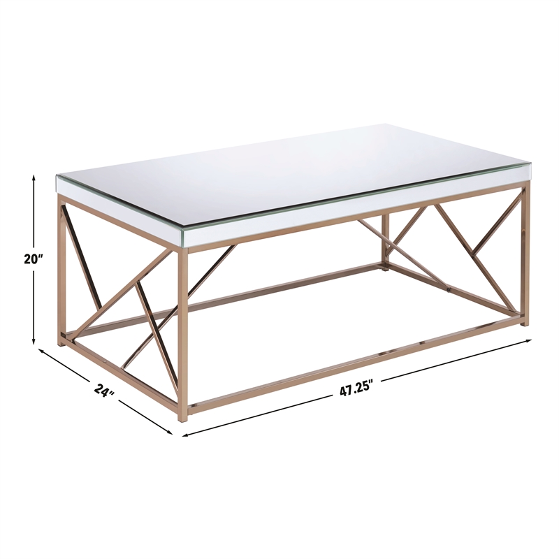 Steve Silver Evelyn 3pc Coffee & End Table Set in Tan