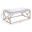 Steve Silver Evelyn 3pc Coffee & End Table Set in Tan