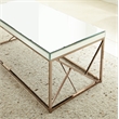 Steve Silver Evelyn 3pc Coffee & End Table Set in Tan