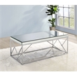 Steve Silver Evelyn 3pc Coffee Table Set in Gray