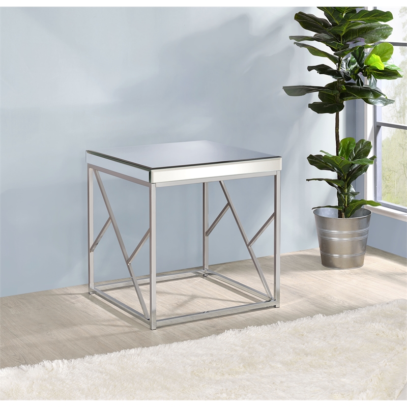 Steve Silver Evelyn 3pc Coffee Table Set in Gray