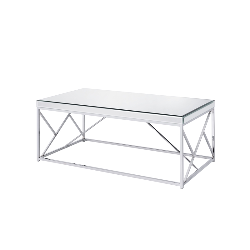 Steve Silver Evelyn 3pc Coffee Table Set in Gray