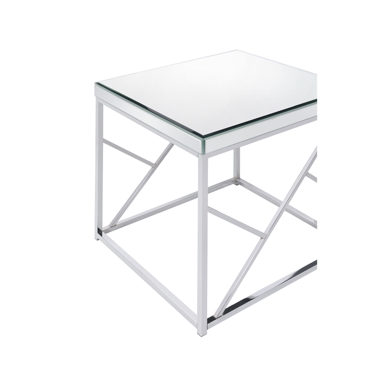 Steve Silver Evelyn 3pc Coffee Table Set in Gray