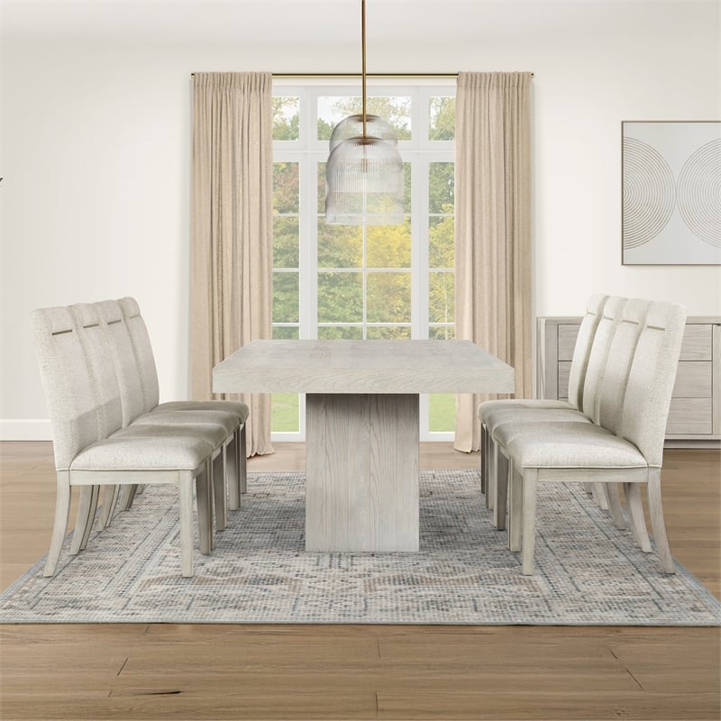 Steve Silver Garland 5pc Dining Set in Tan/Sand