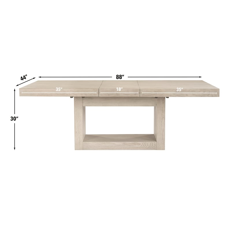 Steve Silver Garland 5pc Dining Set in Tan/Sand