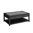 Steve Silver Garvine Coffee & End Table Set (C+2E) in Black