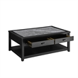 Steve Silver Garvine Coffee & End Table Set (C+2E) in Black