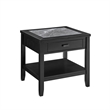 Steve Silver Garvine Coffee & End Table Set (C+2E) in Black
